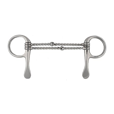 Jacks Imports Half Cheek Double Twisted Wire Bit 11147